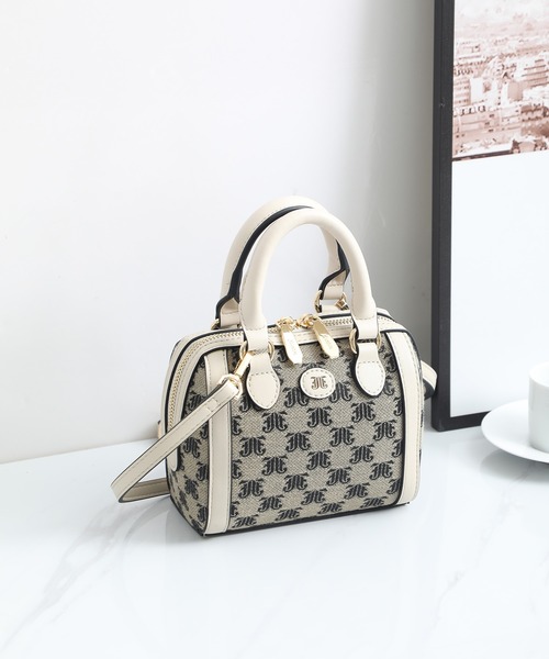 jouetie（ジュエティ）の「【jouetie/ジュエティ】JJモノグラムジャガード　マイクロ ミニボストンバッグ　ショルダーバッグ（ボストンバッグ・レディース・ブラック/アイボリー/ダークブルー/ベージュ/キャメル・FREE）」の21枚目の写真
