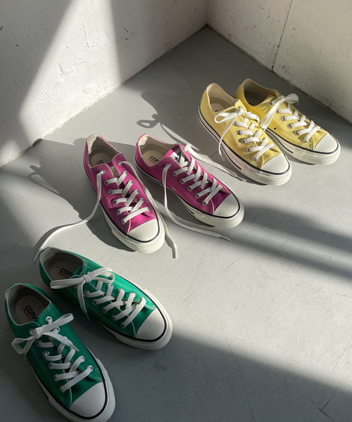 CONVERSE(コンバース)の「『一部WEB限定カラー』CONVERSE ALL STAR R OX(スニーカー・レディース・グリーン/ピンク/イエロー・23.5/24/24.5)」の5枚目の写真