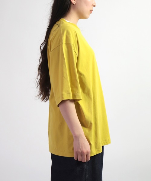 ALWEL（オルウエル）の「[ ALWEL ] LOOSE T ハーフスリーブTシャツ（Tシャツ/カットソー・レディース・ブラック/マスタード・M）」の15枚目の写真