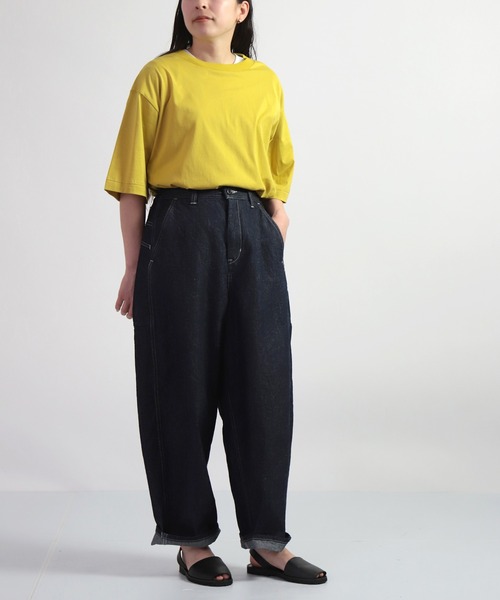 ALWEL（オルウエル）の「[ ALWEL ] LOOSE T ハーフスリーブTシャツ（Tシャツ/カットソー・レディース・ブラック/マスタード・M）」の13枚目の写真