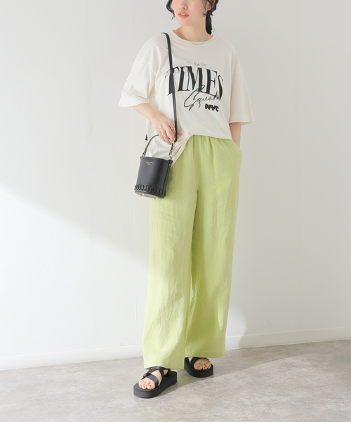 CHRISTIAN VILLA（クリスチャンヴィラ）の「【CHRISTIAN VILLA /クリスチャン ヴィラ】バケツバッグ（クラッチバッグ・レディース・ブラック/ベージュ/ライトグリーン・FREE）」の6枚目の写真