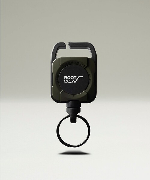 ROOT CO.（ルート）の「ROOT CO./ルート MAG REEL SQR. LITE（キーホルダー・メンズ・ホワイト/ブラック/レッド/オリーブ/イエロー/ブルー/キャメル・ONE SIZE）」の4枚目の写真