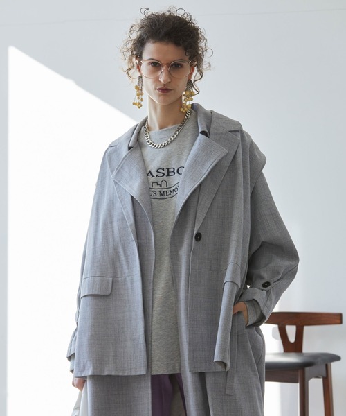 The Dress&Co 未使用❣️ ブラウントレンチコート　ライナー付き　超希少 sankyo shokai コート レディース 2way アウター ライナーベスト