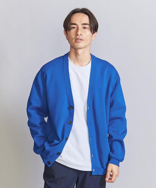 BEAUTY&YOUTH UNITED ARROWS（ビューティーアンドユースユナイテッドアローズ）の「クリーン ミラノリブ Vネック カーディガン（カーディガン/ボレロ・メンズ・ライム/ネイビー/ロイヤルブルー・L/M/XL/S）」の11枚目の写真