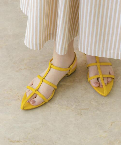 ナローストラップサンダル