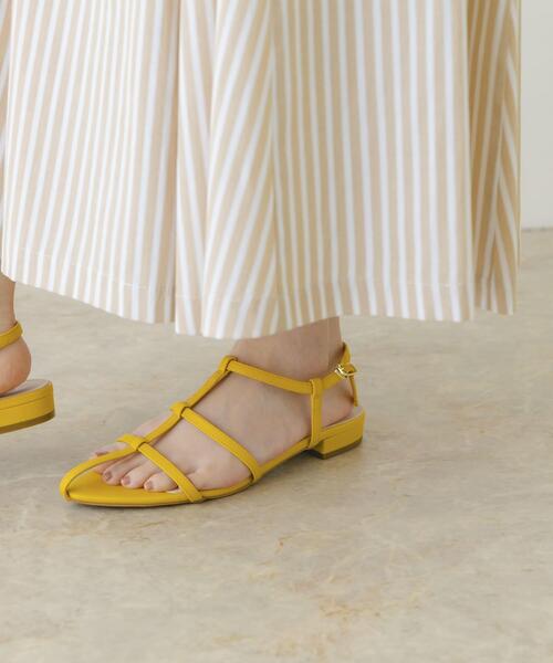 ナローストラップサンダル