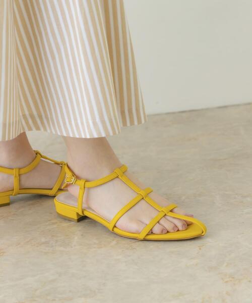 ナローストラップサンダル