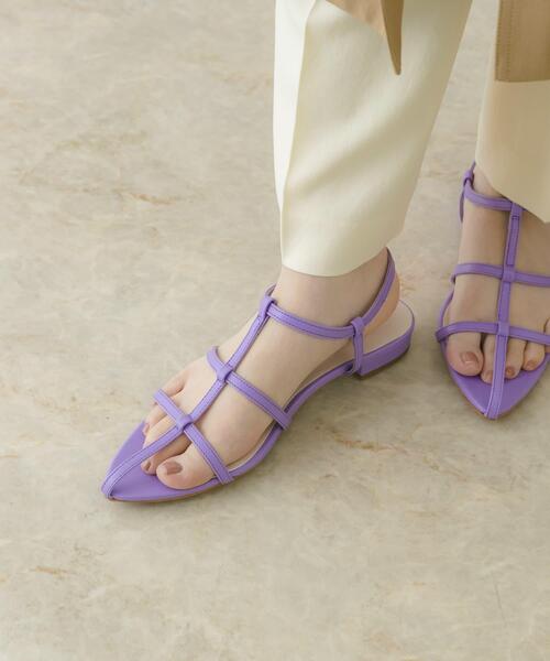 RODE SKO（ロデスコ）の「ナローストラップサンダル（サンダル・レディース・ブラック/グリーン/パープル系その他/イエロー・36/37/38）」の16枚目の写真