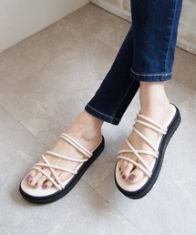 VIVIAN | 2WAY厚底チューブストラップサンダル(サンダル)