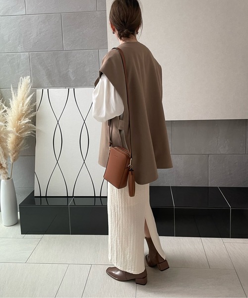 y/m by misato（イムバイミサト）の「ふくれジャガードカットスカート（スカート・レディース・ブラック/アイボリー・FREE）」の8枚目の写真