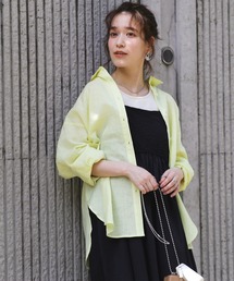 N.（N. Natural Beauty Basic） | ◆麻混ルーズシャツ(シャツ/ブラウス)