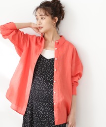 N.（N. Natural Beauty Basic） | ◆麻混ルーズシャツ(シャツ/ブラウス)