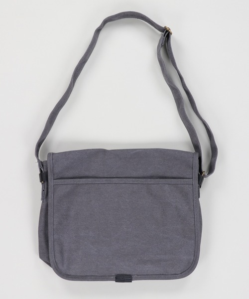 SPINNS（スピンズ）の「コットンショルダーフラップバック（ショルダーバッグ・メンズ・グレー/ブラック/カーキ/ブラウン・ONESIZE）」の15枚目の写真