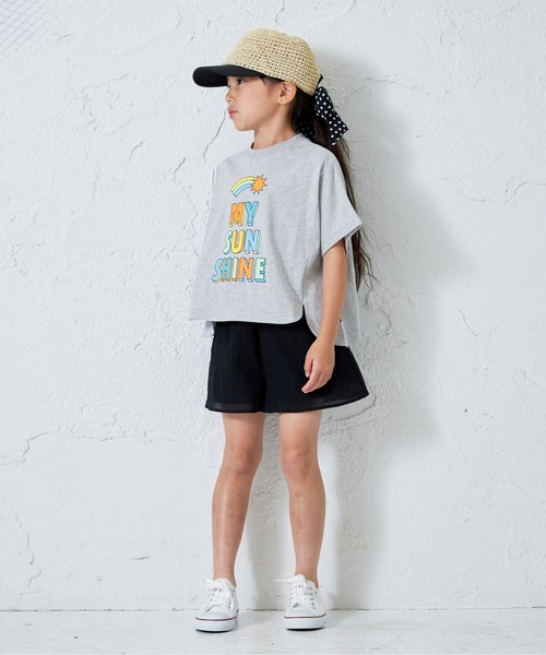 MAKE YOUR DAY(メイクユアデイ)の「無地キュロットパンツ■80~140cm(その他パンツ・キッズ・ピンク/ブラック/オフホワイト・80/90/100/110/120/130/140)」の7枚目の写真