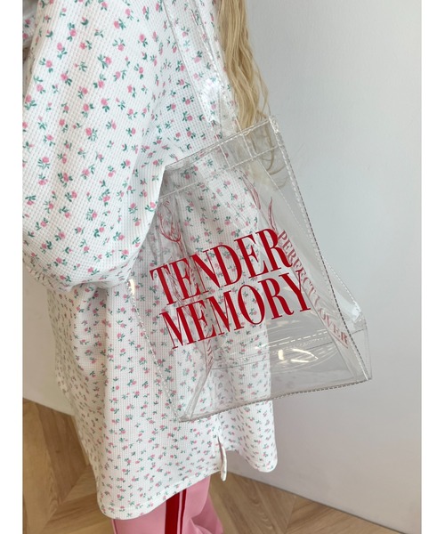 WC（ダブル シー）の「カラーロゴクリアトート（トートバッグ・レディース・パープル/ブラック/レッド・FREE）」の3枚目の写真