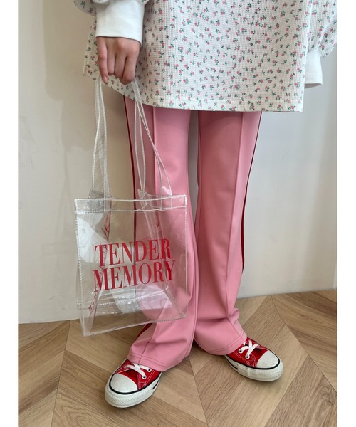 WC（ダブル シー）の「カラーロゴクリアトート（トートバッグ・レディース・パープル/ブラック/レッド・FREE）」の12枚目の写真