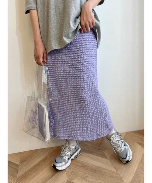 WC（ダブル シー）の「カラーロゴクリアトート（トートバッグ・レディース・パープル/ブラック/レッド・FREE）」の6枚目の写真