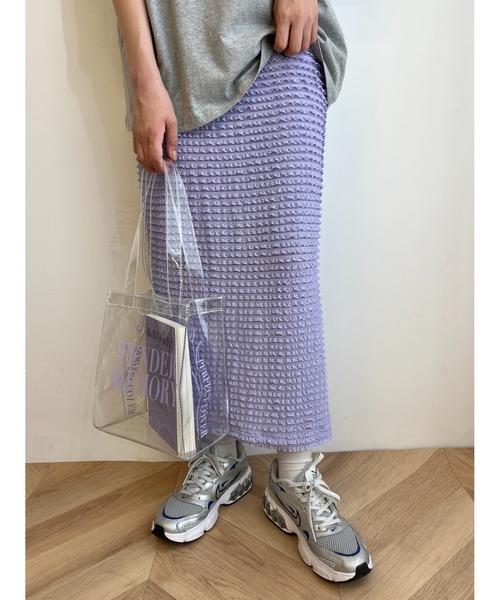 WC（ダブル シー）の「カラーロゴクリアトート（トートバッグ・レディース・パープル/ブラック/レッド・FREE）」の8枚目の写真