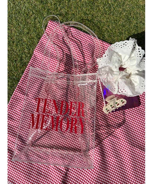 WC（ダブル シー）の「カラーロゴクリアトート（トートバッグ・レディース・パープル/ブラック/レッド・FREE）」の18枚目の写真