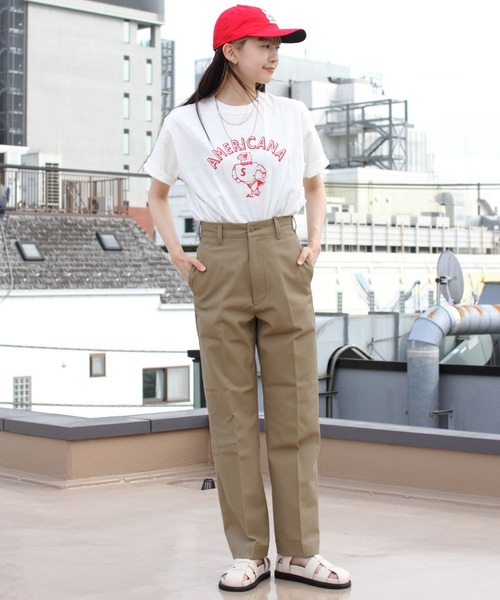 THE SHINZONE(ザ シンゾーン)の「SHINZONE×AMERICANA/シンゾーン×アメリカーナ プリントTEE PRINT TEE 23MXXCU02(Tシャツ/カットソー・レディース・ブラウン/ブラック/ホワイト・FREE)」の10枚目の写真