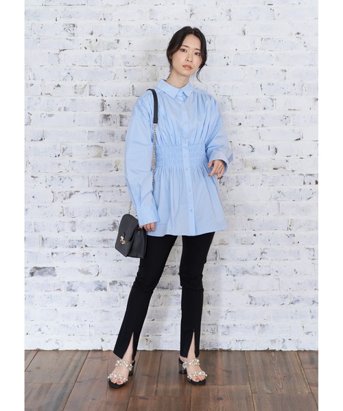 Realta（レアルタ）の「Realta(レアルタ)パール×スタッズクリアミュールサンダル（サンダル・レディース・ホワイト/ブラック・L/M/LL/S）」の5枚目の写真