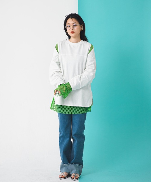 bohmal（ボマール）の「マルチウェイカットアウトオーバーサイズロンT（Tシャツ/カットソー・レディース・ブラック/アイボリー・MEDIUM）」の11枚目の写真