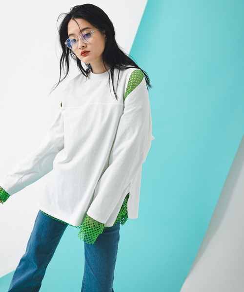 bohmal（ボマール）の「マルチウェイカットアウトオーバーサイズロンT（Tシャツ/カットソー・レディース・ブラック/アイボリー・MEDIUM）」の17枚目の写真