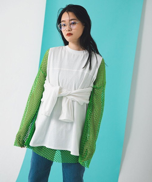 bohmal（ボマール）の「マルチウェイカットアウトオーバーサイズロンT（Tシャツ/カットソー・レディース・ブラック/アイボリー・MEDIUM）」の18枚目の写真