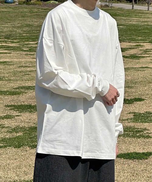 kutir(クティール)の「オーバーサイズアソートロンT(Tシャツ/カットソー・メンズ・マスタード/ホワイト/その他/ブラック/チャコールグレー/ブルー/オフホワイト・LARGE/MEDIUM)」の8枚目の写真