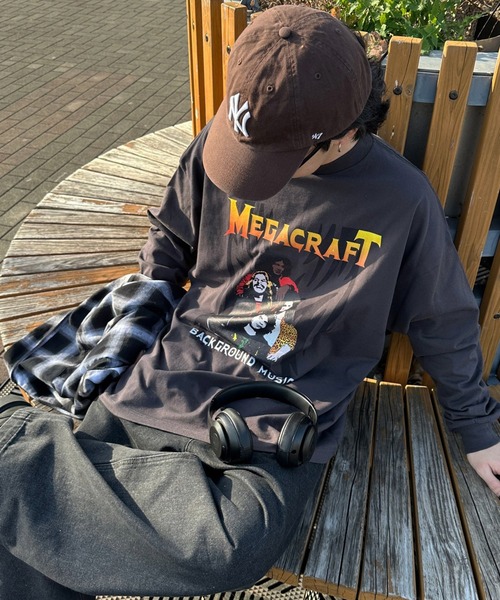kutir(クティール)の「オーバーサイズアソートロンT(Tシャツ/カットソー・メンズ・マスタード/ホワイト/その他/ブラック/チャコールグレー/ブルー/オフホワイト・LARGE/MEDIUM)」の21枚目の写真