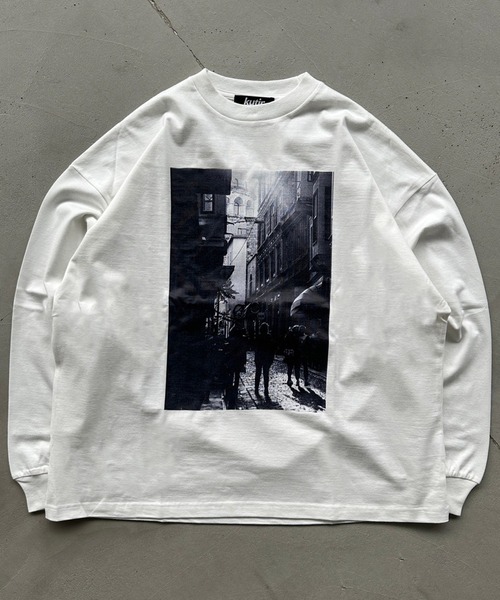kutir(クティール)の「オーバーサイズアソートロンT(Tシャツ/カットソー・メンズ・マスタード/ホワイト/その他/ブラック/チャコールグレー/ブルー/オフホワイト・LARGE/MEDIUM)」の18枚目の写真