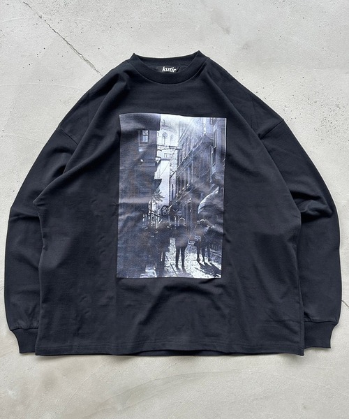 セール】オーバーサイズアソートロンT（Tシャツ/カットソー）｜kutir