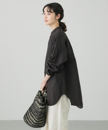 かぐれ | 『ユニセックス』コットンリネンビッグシャツ(シャツ/ブラウス)