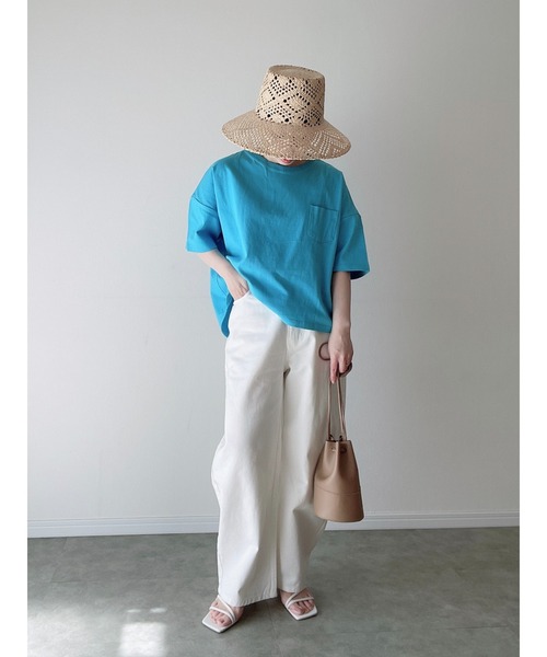 Yucca（ユッカ）の「SKATEBOARD プリントTシャツ　（MEKKE　低身長向け）（Tシャツ/カットソー・レディース・エメラルド/イエロー/サックスブルー系・FREE）」の3枚目の写真