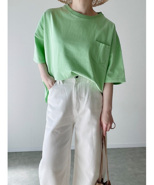 Yucca（ユッカ）の「SKATEBOARD プリントTシャツ　（MEKKE　低身長向け）（Tシャツ/カットソー・レディース・エメラルド/イエロー/サックスブルー系・FREE）」の9枚目の写真