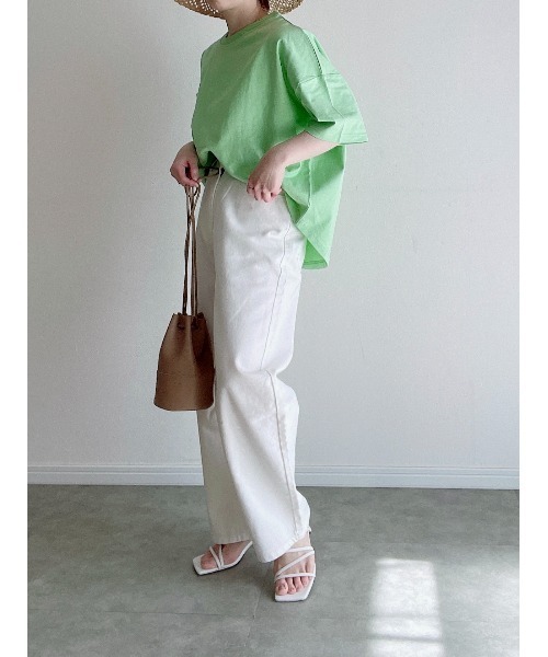 Yucca（ユッカ）の「SKATEBOARD プリントTシャツ　（MEKKE　低身長向け）（Tシャツ/カットソー・レディース・エメラルド/イエロー/サックスブルー系・FREE）」の6枚目の写真