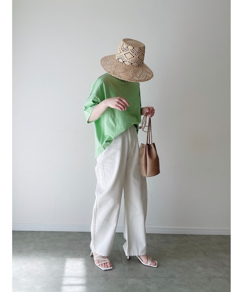 Yucca（ユッカ）の「SKATEBOARD プリントTシャツ　（MEKKE　低身長向け）（Tシャツ/カットソー・レディース・エメラルド/イエロー/サックスブルー系・FREE）」の7枚目の写真