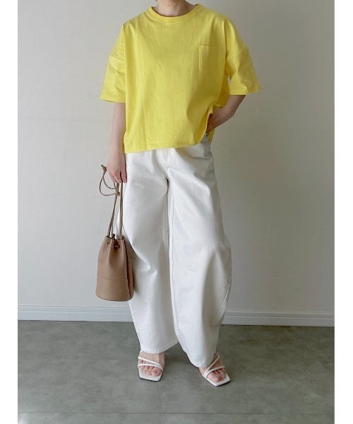 Yucca（ユッカ）の「SKATEBOARD プリントTシャツ　（MEKKE　低身長向け）（Tシャツ/カットソー・レディース・エメラルド/イエロー/サックスブルー系・FREE）」の10枚目の写真