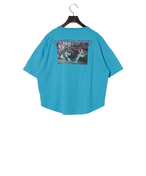 Yucca（ユッカ）の「SKATEBOARD プリントTシャツ　（MEKKE　低身長向け）（Tシャツ/カットソー・レディース・エメラルド/イエロー/サックスブルー系・FREE）」の15枚目の写真