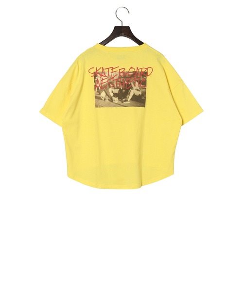Yucca（ユッカ）の「SKATEBOARD プリントTシャツ　（MEKKE　低身長向け）（Tシャツ/カットソー・レディース・エメラルド/イエロー/サックスブルー系・FREE）」の17枚目の写真