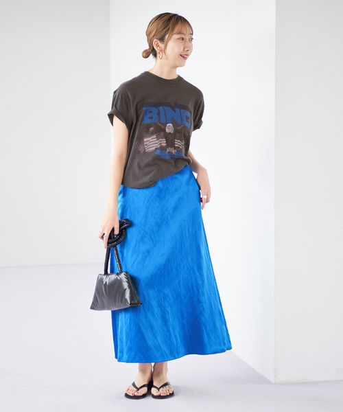 plage ANINE BING アニービンTシャツ ANINE BING / アニービン ASHTON TEE CONCERT Tシャツ（Tシャツ