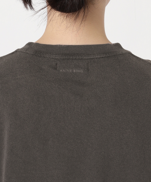 ANINE BING Tシャツ ヴィンテージ加工　アパルトモン 新品 ANINE BING アニービン WALKER TEE DOODLE Tシャツ MUSE