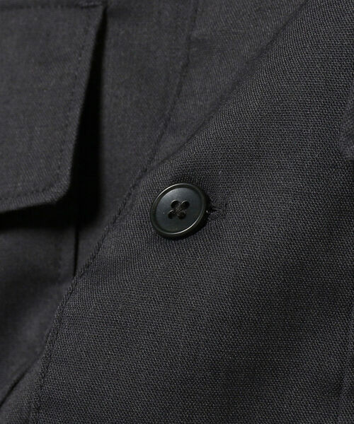 B:MING by BEAMS(ビーミングバイビームス)の「B:MING by BEAMS / CITY DWELLERS ラミー×SOLOTEX(R)オープンカラーサファリシャツ (セットアップ対応)(シャツ/ブラウス・メンズ・オリーブ/ブラック・SMALL/MEDIUM/LARGE/X-LARGE)」の12枚目の写真