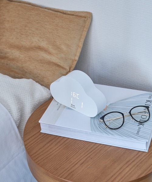 BRUNO（ブルーノ）の「BRUNO クラウドクロック（置時計・レディース・ホワイト/グレー・フリー）」の6枚目の写真