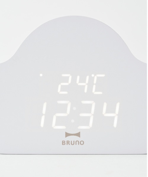 BRUNO（ブルーノ）の「BRUNO クラウドクロック（置時計・レディース・ホワイト/グレー・フリー）」の10枚目の写真
