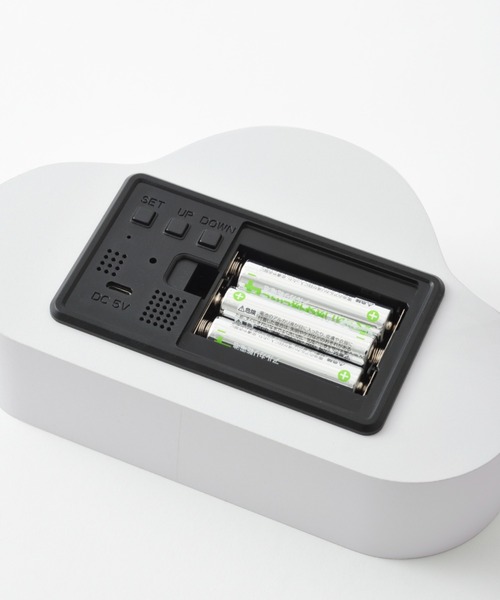 BRUNO（ブルーノ）の「BRUNO クラウドクロック（置時計・レディース・ホワイト/グレー・フリー）」の12枚目の写真