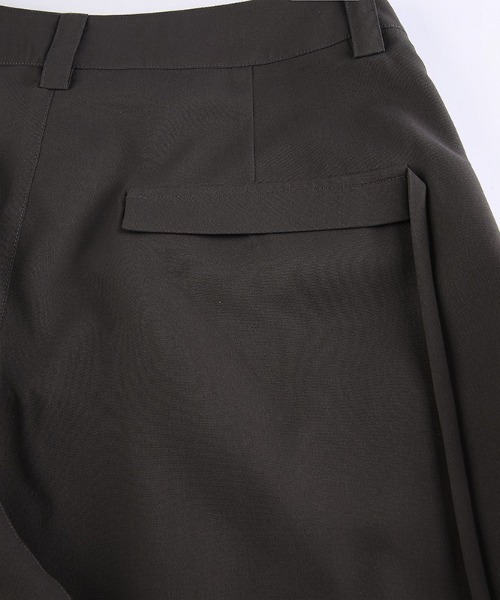 SETUP7（セットアップセブン）の「【SETUP7】フロントタックルーズパンツ SCCH329（その他パンツ・レディース・グレー/ブラウン・FREE）」の9枚目の写真