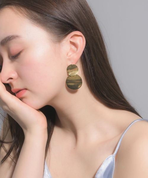 muku(ムク)の「金属アレルギー対応 ビッグフラッターピアス/サージカルステンレス/316L(ピアス(両耳用)・レディース・ゴールド/シルバー・FREE)」の5枚目の写真