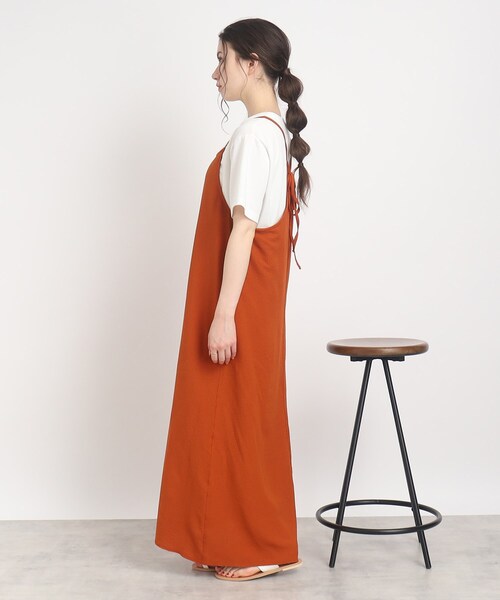 Cutie Blonde（キューティーブロンド）の「◆丈が調節できるキャミワンピース（ワンピース・レディース・オレンジ/ナチュラル/ブラック・00）」の19枚目の写真
