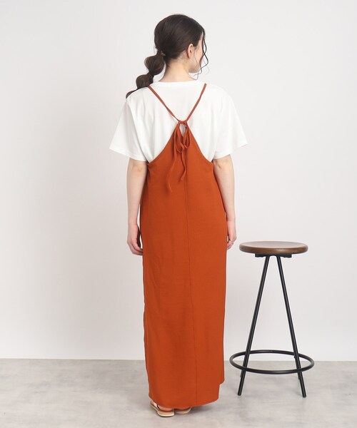 Cutie Blonde（キューティーブロンド）の「◆丈が調節できるキャミワンピース（ワンピース・レディース・オレンジ/ナチュラル/ブラック・00）」の20枚目の写真